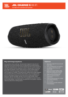 JBL Charge 5 WiFi Specification - EN